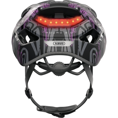Kask rowerowy Abus Aduro 3.0 LED maori blackberry