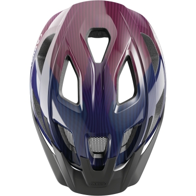 Kask rowerowy Abus Aduro 3.0 LED purple waves