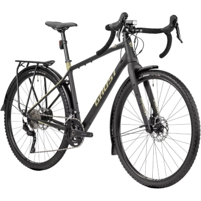 Rower gravel Ghost Asket Essential EQ AL black light khaki
