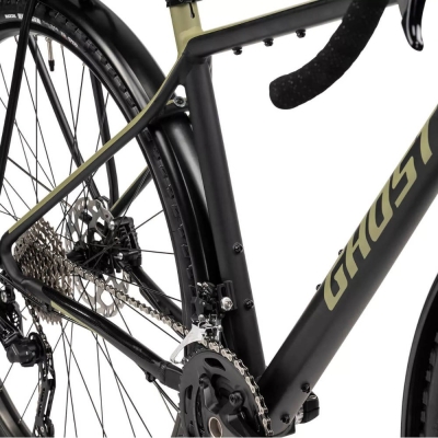 Rower gravel Ghost Asket Essential EQ AL black light khaki