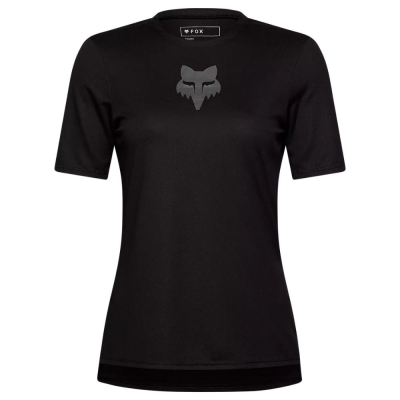 Koszulka rowerowa damska Fox Lady Ranger Head czarna - XL