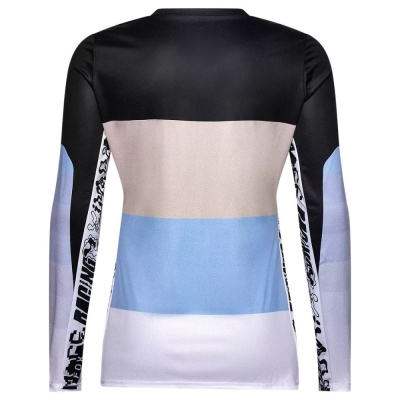 Koszulka rowerowa damska z długim rękawem Fox Lady Ranger Grid czarna - XS