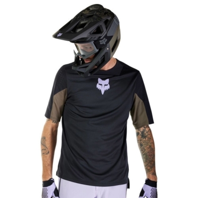 Koszulka rowerowa Fox Defend Park czarna - XL