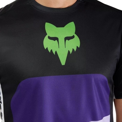 Koszulka rowerowa Fox Ranger Grid czarna - XXL