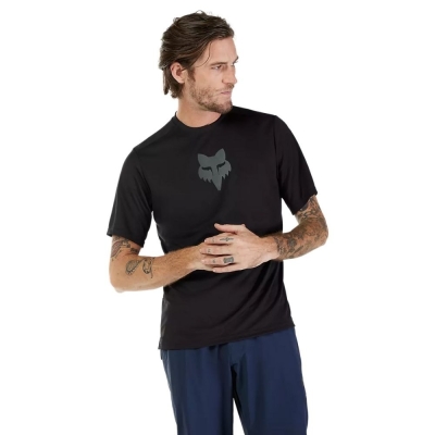 Koszulka rowerowa Fox Ranger Head czarna - XXL