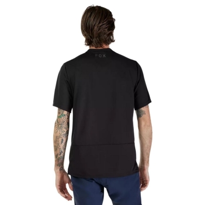 Koszulka rowerowa Fox Ranger Head czarna - XXL