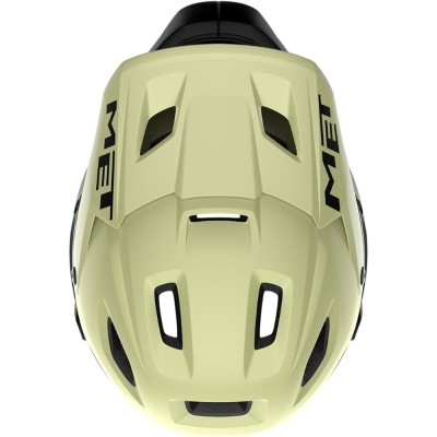 Kask rowerowy fullface MET Parachute MCR MIPS zielono-czarny