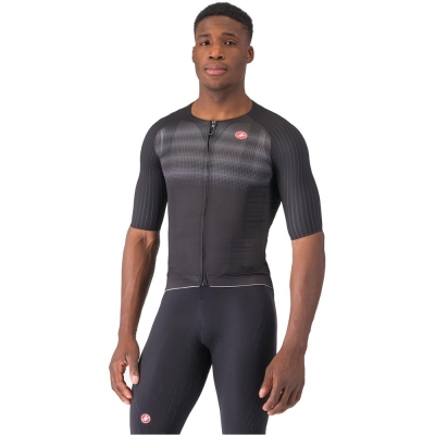 Koszulka rowerowa Castelli Aero Race 8S czarna - XL