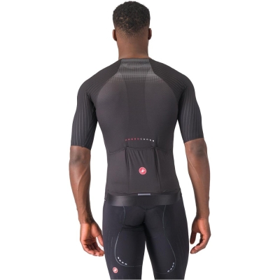 Koszulka rowerowa Castelli Aero Race 8S czarna - XL