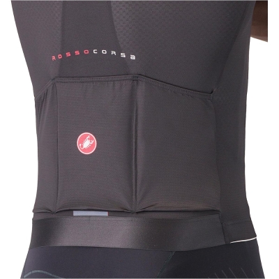 Koszulka rowerowa Castelli Aero Race 8S czarna - XL