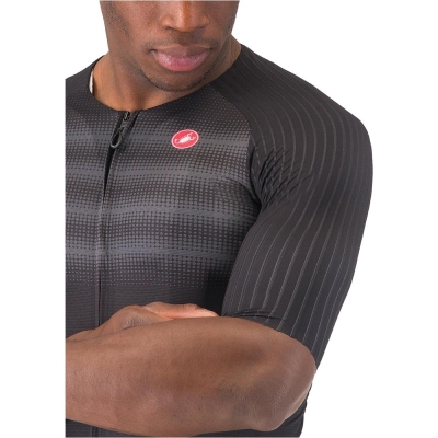 Koszulka rowerowa Castelli Aero Race 8S czarna - XL
