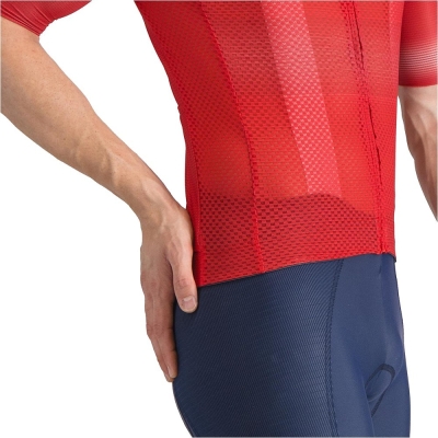 Koszulka rowerowa Castelli Climber's A/C czerwona