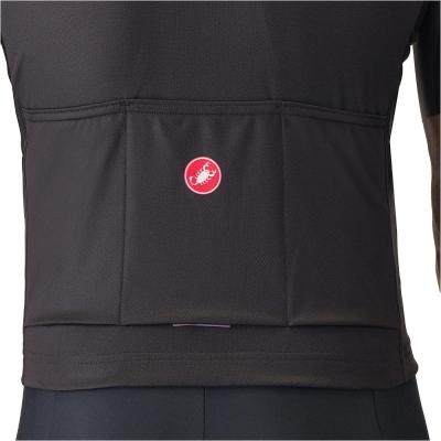Koszulka rowerowa Castelli Entrata 6 czarna - XXL