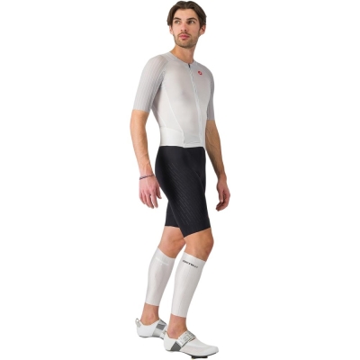 Strój triathlonowy Castelli Free Sanremo 3 biało-czarny - XL