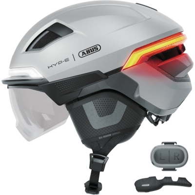 Kask rowerowy Abus HYP-E BL.ACE srebrny