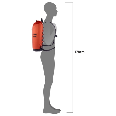 Plecak Ortlieb Commuter Daypack pomarańczowy