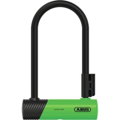 Zapięcie U-lock Abus Ultra Mini 410K + SH zielone