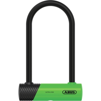 Zapięcie U-lock Abus Ultra Mini 410K + SH zielone