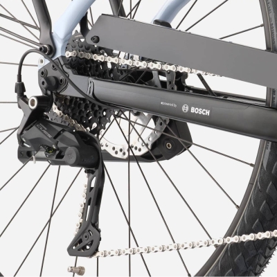 Rower elektryczny Cannondale Mavaro Neo 5 Monotube błękitny