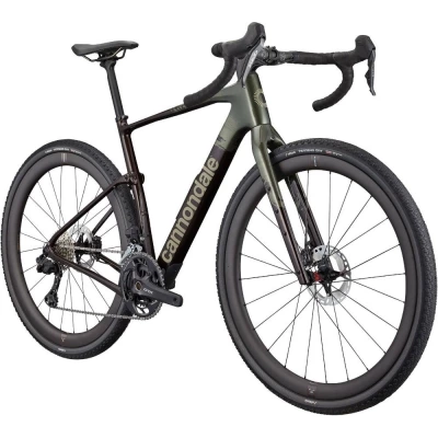 Rower gravel Cannondale Topstone Carbon LTD Di2 czarno-zielony
