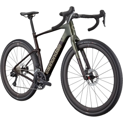Rower gravel Cannondale Topstone Carbon LTD Di2 czarno-zielony - 61 (XXL)