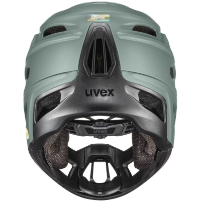 Kask rowerowy fullface Uvex Revolt MIPS zielony