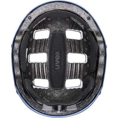 Kask rowerowy orzech Uvex Kid 3 granatowo-żółty