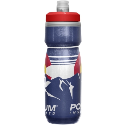 Bidon termiczny Camelbak Podium Chill niebiesko-czerwony
