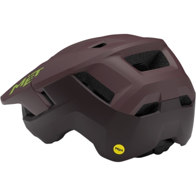 Kask rowerowy MET Terrae MIPS brązowy