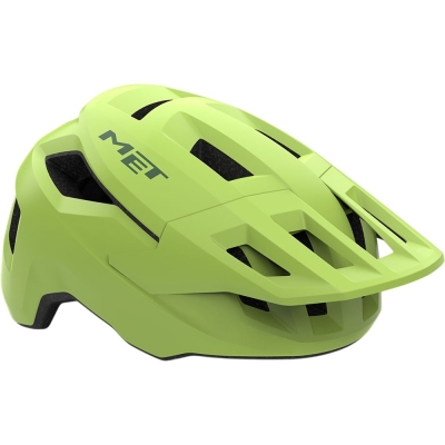 Kask rowerowy MET Shelter limonkowy