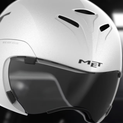 Kask czasowy MET Drone II biały