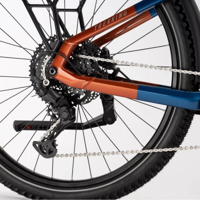Rower elektryczny Haibike Trekking 4 High niebieski 2025