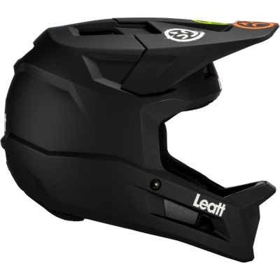 Kask rowerowy fullface Leatt MTB Gravity 1.0 Junior czarny - XXS