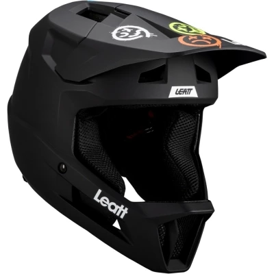 Kask rowerowy fullface Leatt MTB Gravity 1.0 Junior czarny
