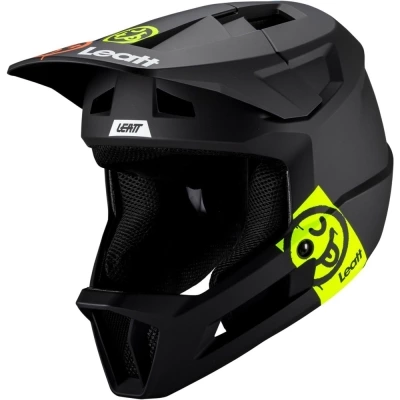 Kask rowerowy fullface Leatt MTB Gravity 1.0 Junior czarny