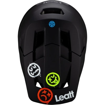 Kask rowerowy fullface Leatt MTB Gravity 1.0 Junior czarny