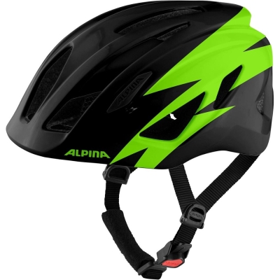 Kask rowerowy Alpina Pico czarno-zielony - 50-55