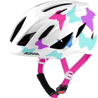 Kask rowerowy Alpina Pico biało-fioletowy - 50-55