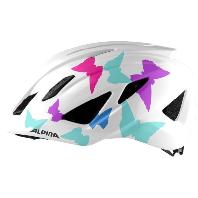 Kask rowerowy Alpina Pico biało-fioletowy - 50-55