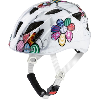 Kask rowerowy Alpina Ximo Flash biały w kwiaty - 49-54