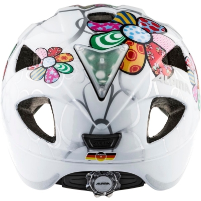 Kask rowerowy Alpina Ximo Flash biały w kwiaty - 49-54