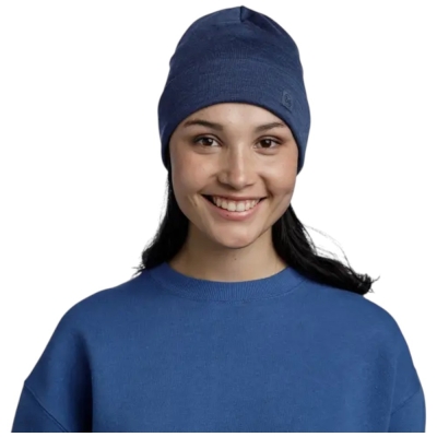 Czapka Buff Merino Heavyweight granatowa