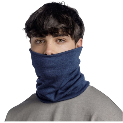 Komin Buff Merino Heavyweight granatowy