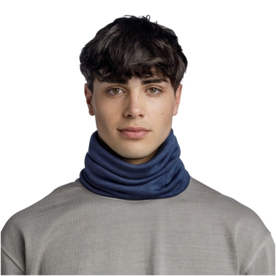 Komin Buff Merino Heavyweight granatowy