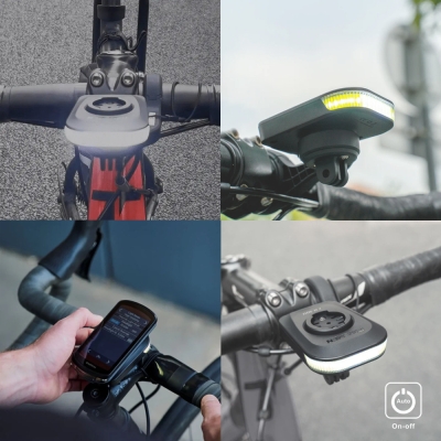 Lampka przednia Ravemen FR300 ANT+ do nawigacji Garmin