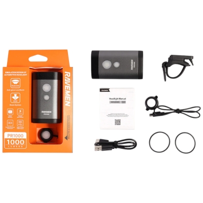 Lampka przednia Ravemen PR1000