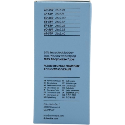 Dętka Schwalbe SCV 13 Clik 40 mm - 26 x 1.50-2.40