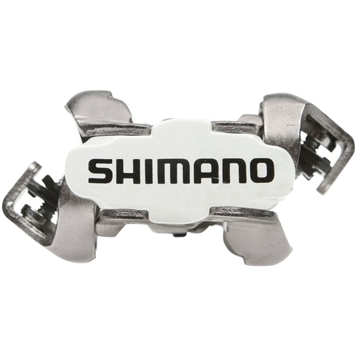 Pedały rowerowe Shimano SPD PD-M520 białe + bloki