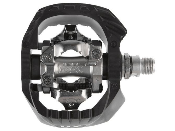 Pedały rowerowe Shimano PD M647 DH FR BMX + bloki