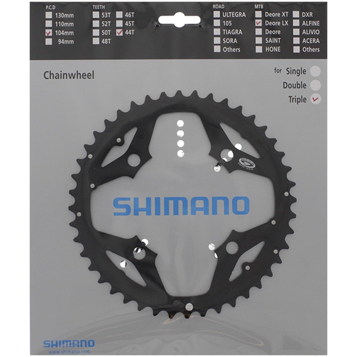 Tarcza mechanizmu korbowego Shimano Deore LX FC-M582 (44T)